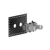 GESSI встраиваемая часть однорычажного смесителя для ванны/душа, цвет Steel brushed - Gidratop.ru изображение