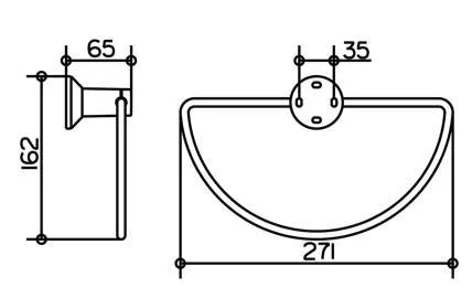 Полотенцедержатель Keuco Edition 100 10021 010000, 30 см - Gidratop.ru изображение