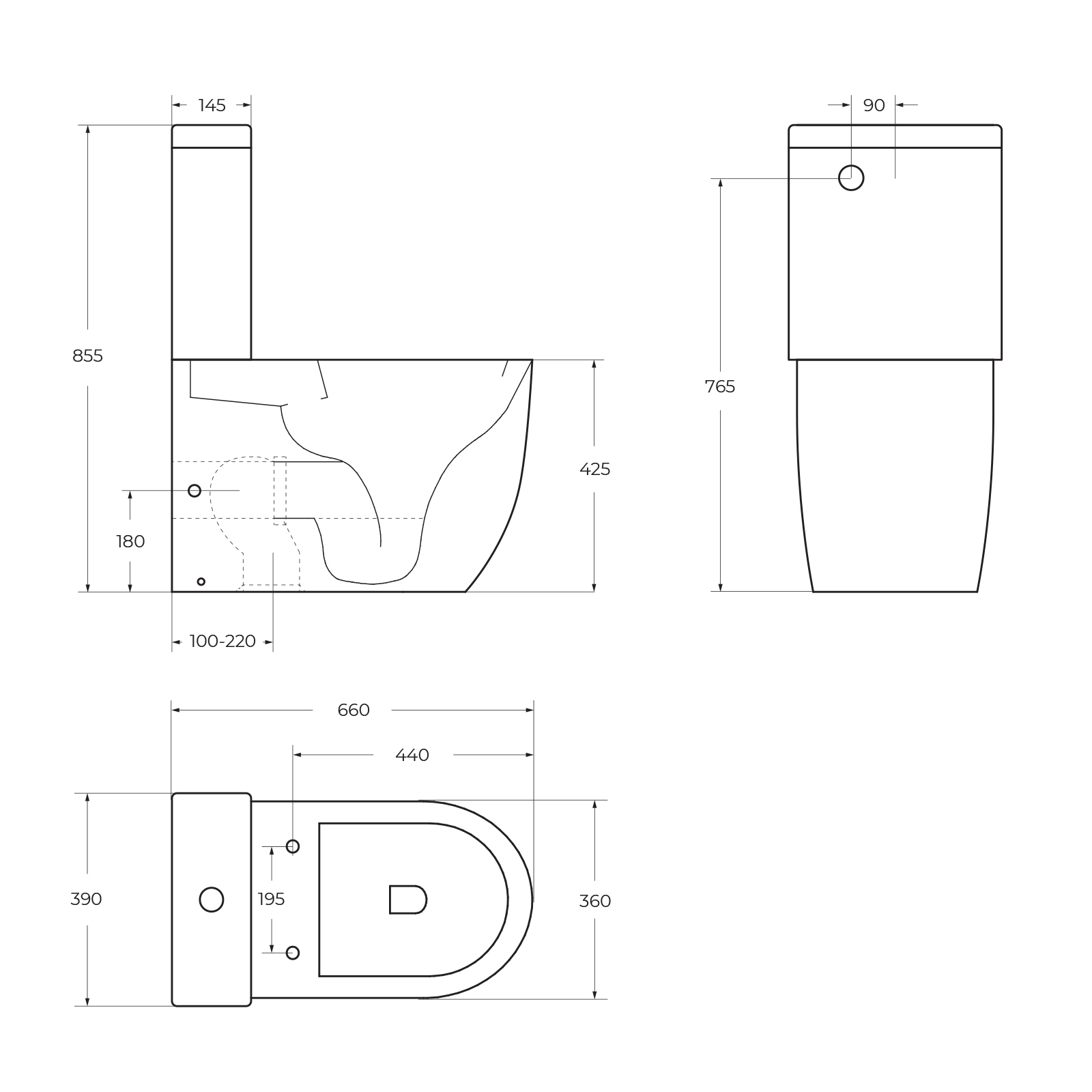 Унитаз-компакт безободковый BelBagno SFERA-R BB2141CPR/SC/BB2141T - Gidratop.ru изображение