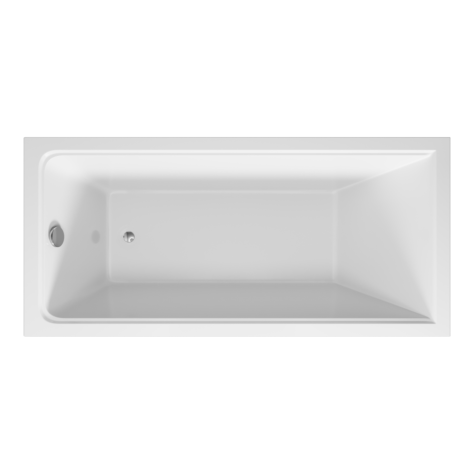 Ванна акриловая Vincea VBT-2G150-LG с ножками 1500*700*470, пристенная, цвет белый - Gidratop.ru изображение
