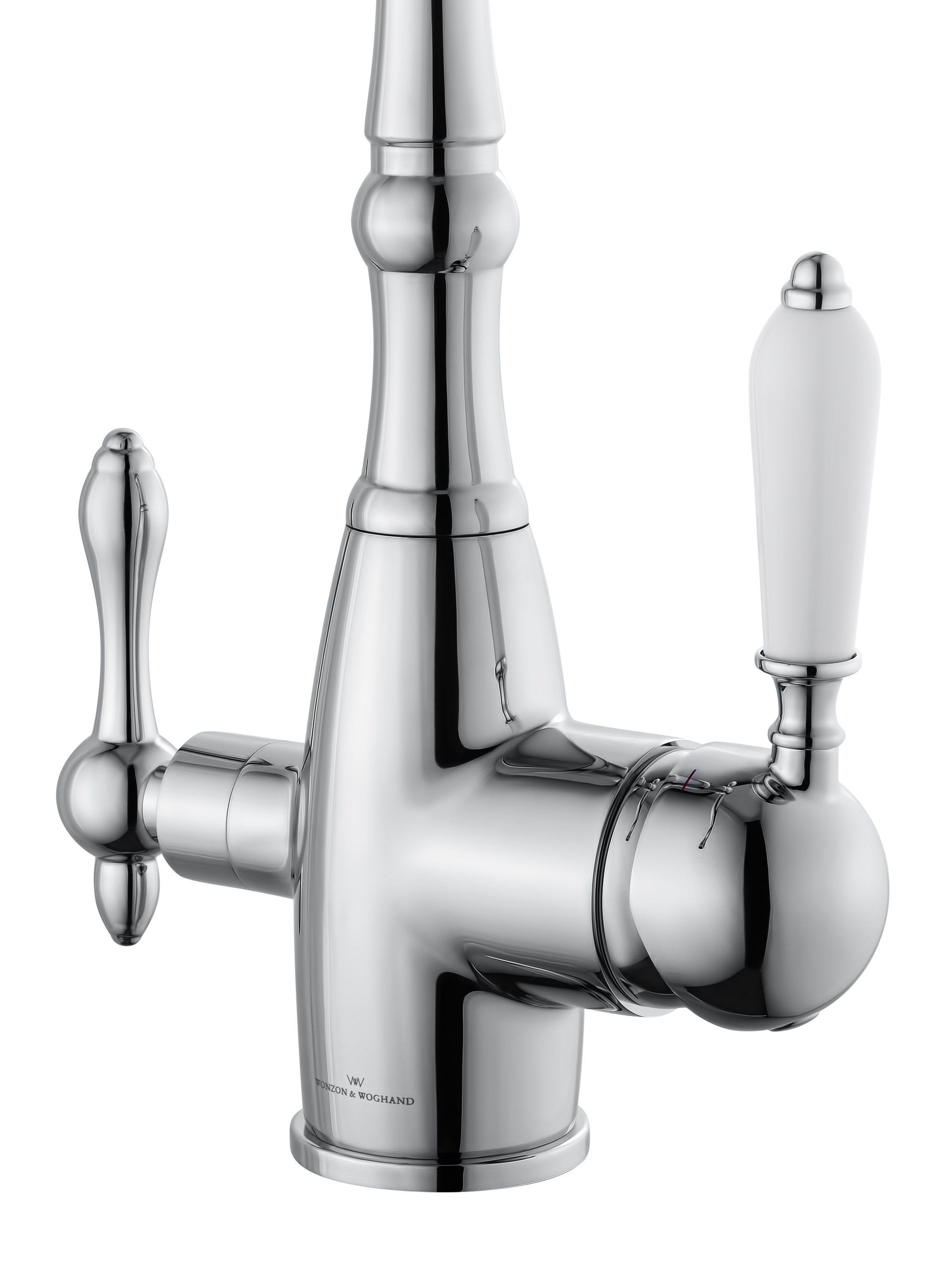 Смеситель для кухни c подключением фильтра WONZON & WOGHAND, Хром (WW-88458006-CR) - Gidratop.ru изображение