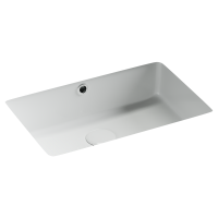 Раковина встраиваемая снизу Ceramicanova Era, c отверстием слива - перелива 460x320x155 мм, белый, арт.CN15003