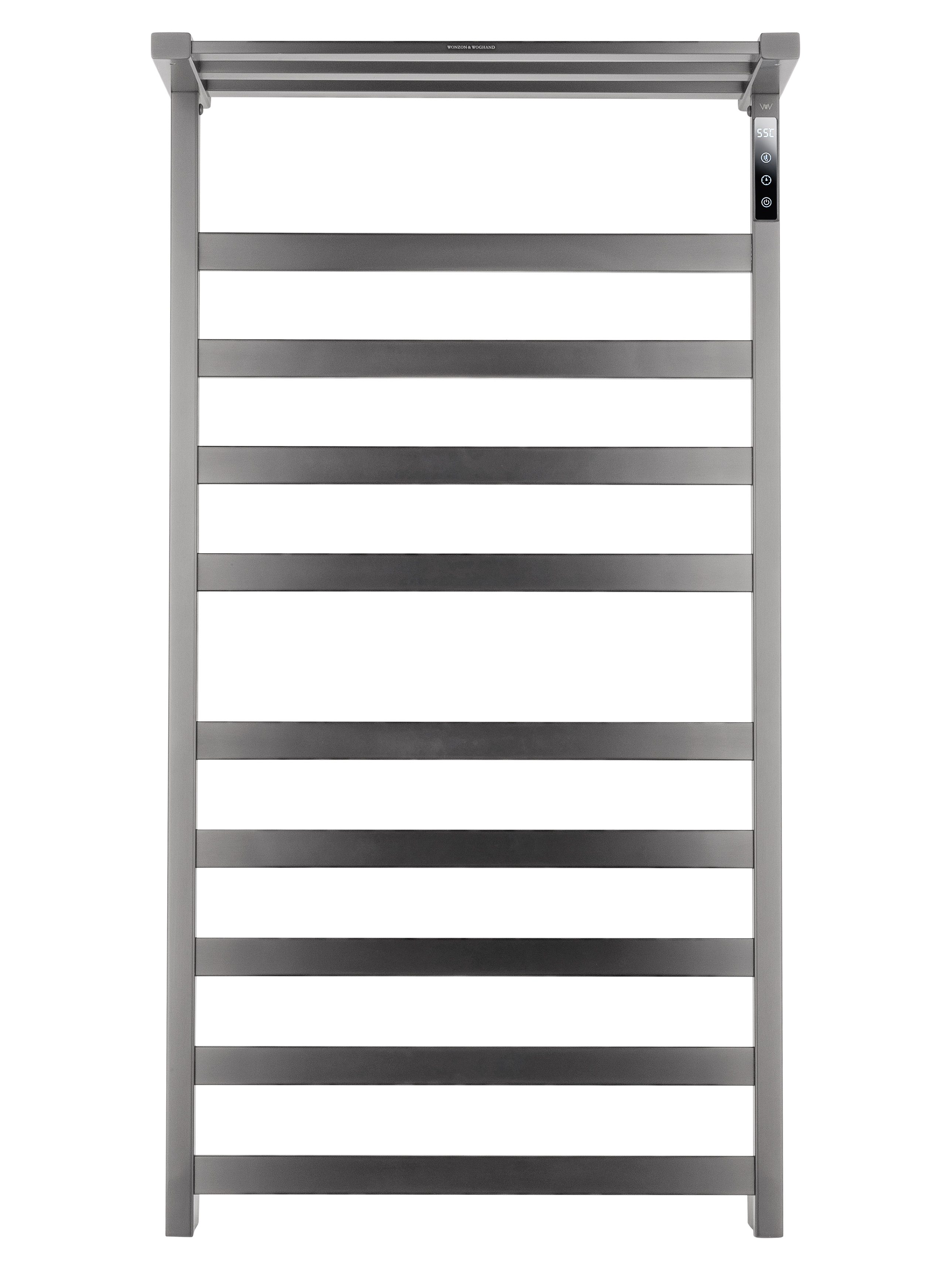 Полотенцесушитель электрический WONZON & WOGHAND FRANKFURT, Темный графит (WW-1029-GM) - Gidratop.ru изображение