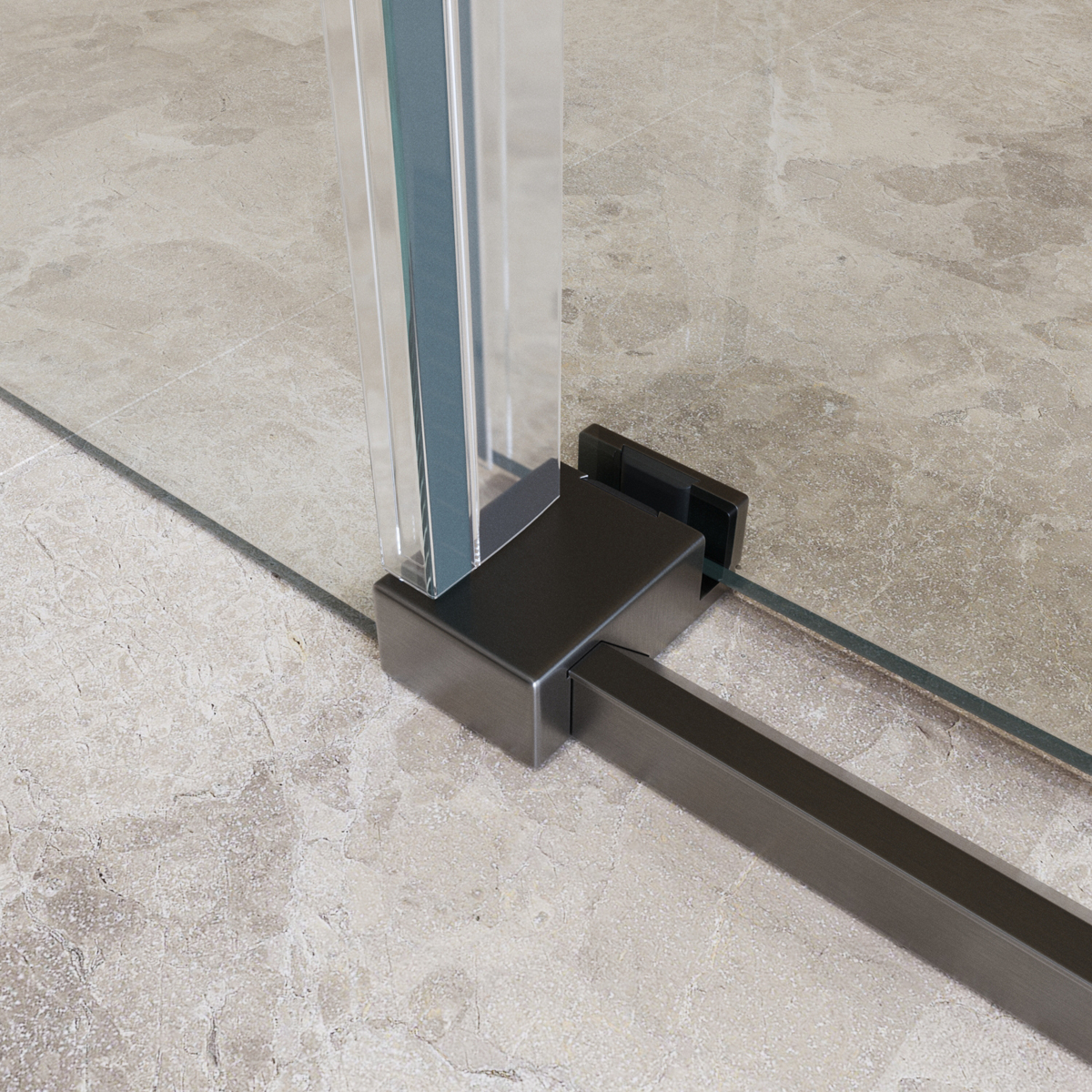 Душевая дверь BelBagno SOFT_CLOSE-2-BF-1-180-C-GM - Gidratop.ru изображение