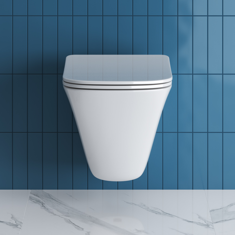 Унитаз подвесной безободковый BelBagno MARMI BB052CHR/BB052SC - Gidratop.ru изображение