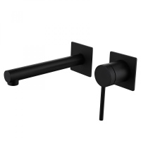Смеситель ABBER Emotion AF8812B для раковины скрытого монтажа, черный матовый - Gidratop.ru изображение
