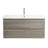 ALBANO-CER База под керамическую раковину  подвесная с двумя выкатными ящиками, Pino Scania, 1020x444x500, ALBANO-CER-1050-2C-SO-PS - Gidratop.ru изображение