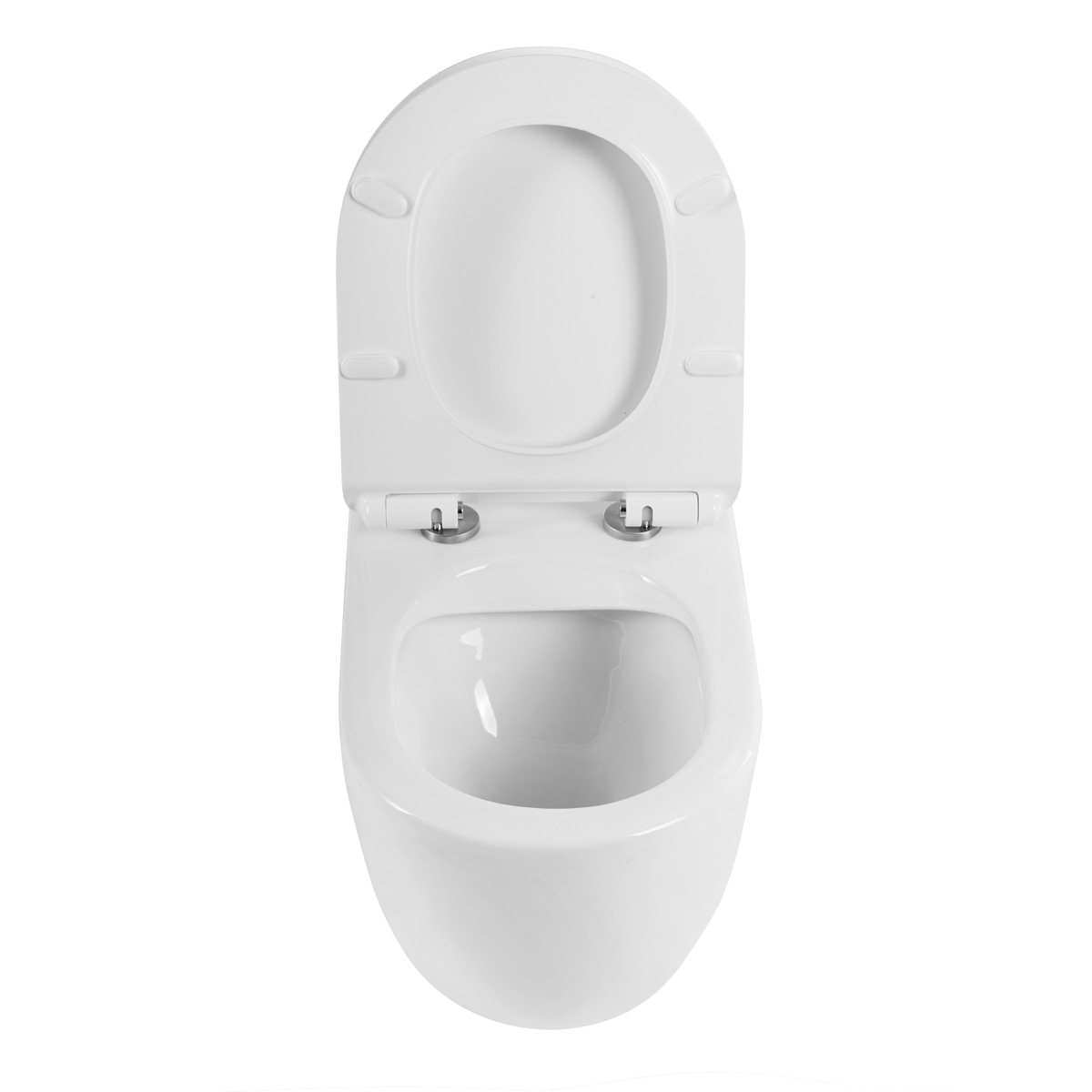 Унитаз приставной безободковый BelBagno SFERA-R BB2141CBR/BB2111SC - Gidratop.ru изображение