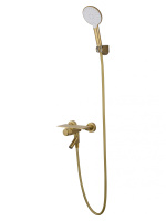 Смеситель для ванны с душем WONZON & WOGHAND CLICK, Брашированное золото (WW-FE05L221- BG)