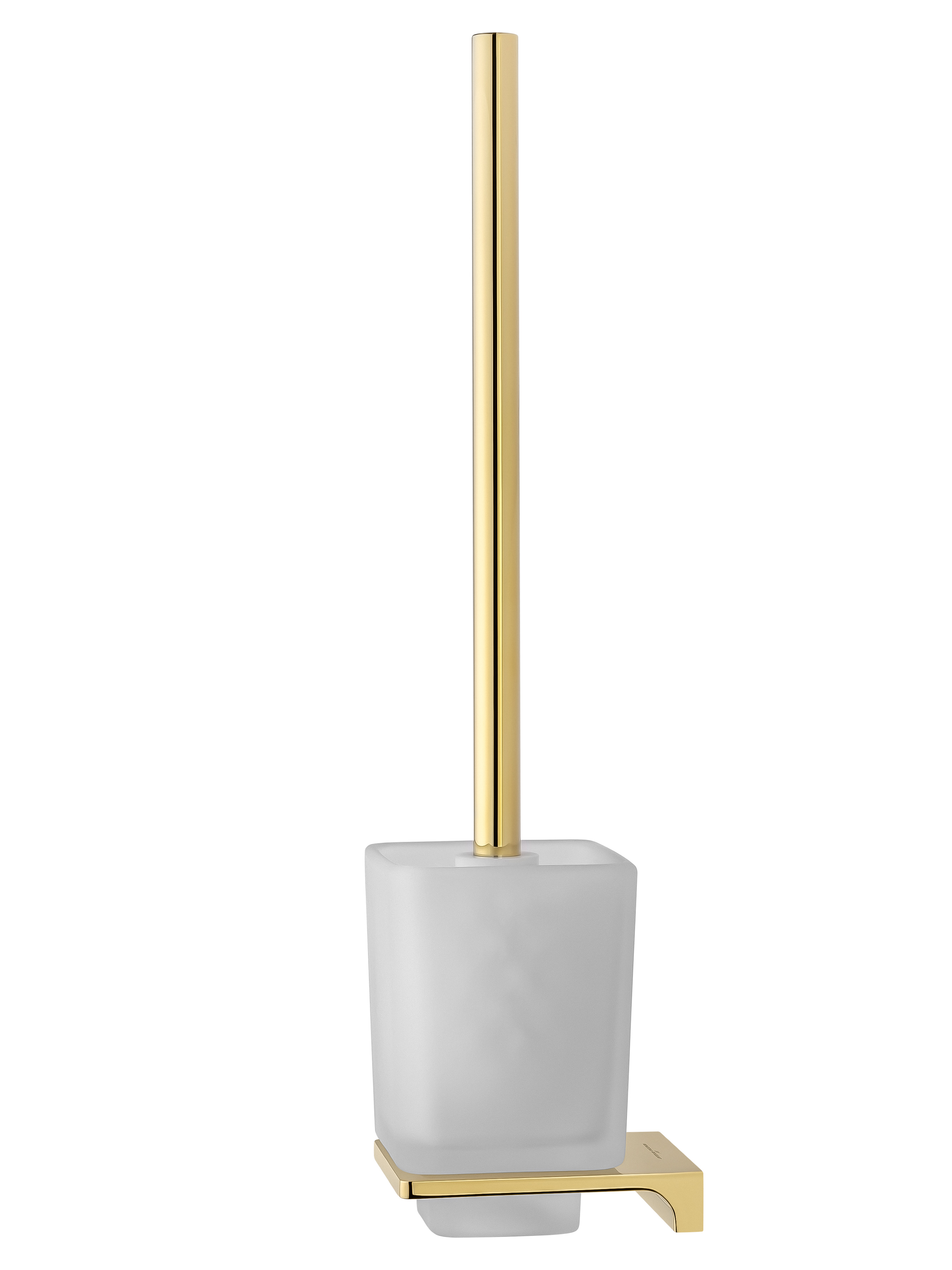 Туалетный ершик в комплекте WONZON & WOGHAND ECLIPSE, Глянцевое золото (WW-9129-LG) - Gidratop.ru изображение