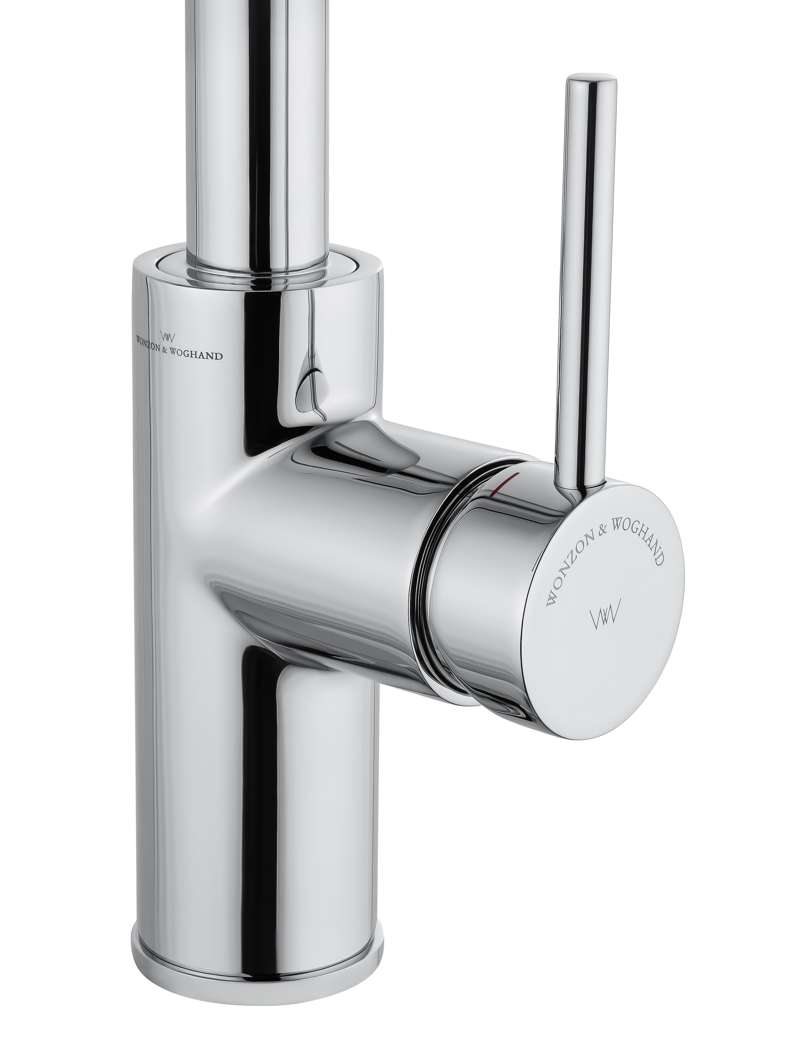 Смеситель для кухни с выдвижным изливом WONZON & WOGHAND Хром (WW-422902-CR) - Gidratop.ru изображение