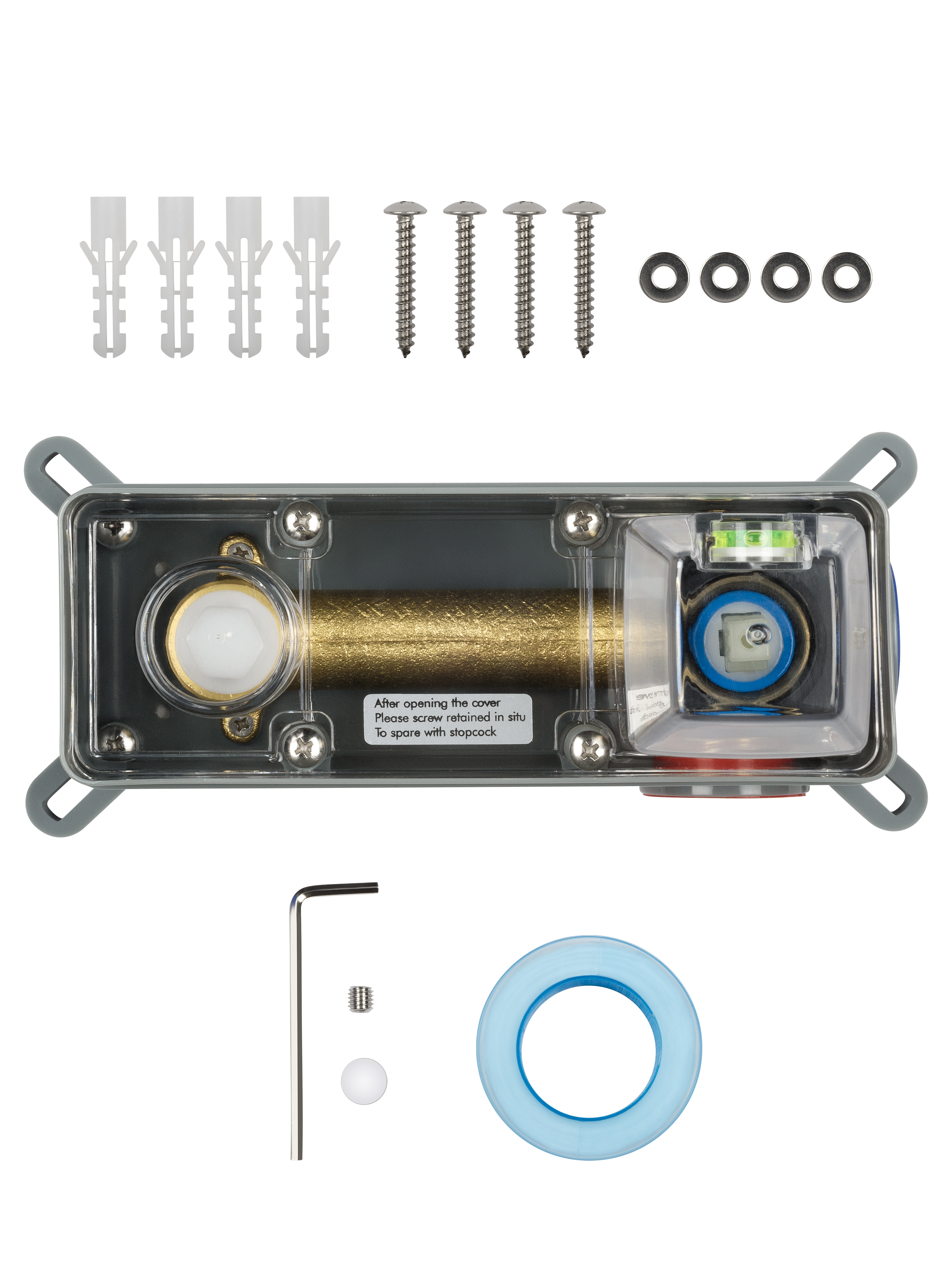 Смеситель для раковины встраиваемый WONZON & WOGHAND FIT, Черный матовый (WW-88869009-MB) - Gidratop.ru изображение