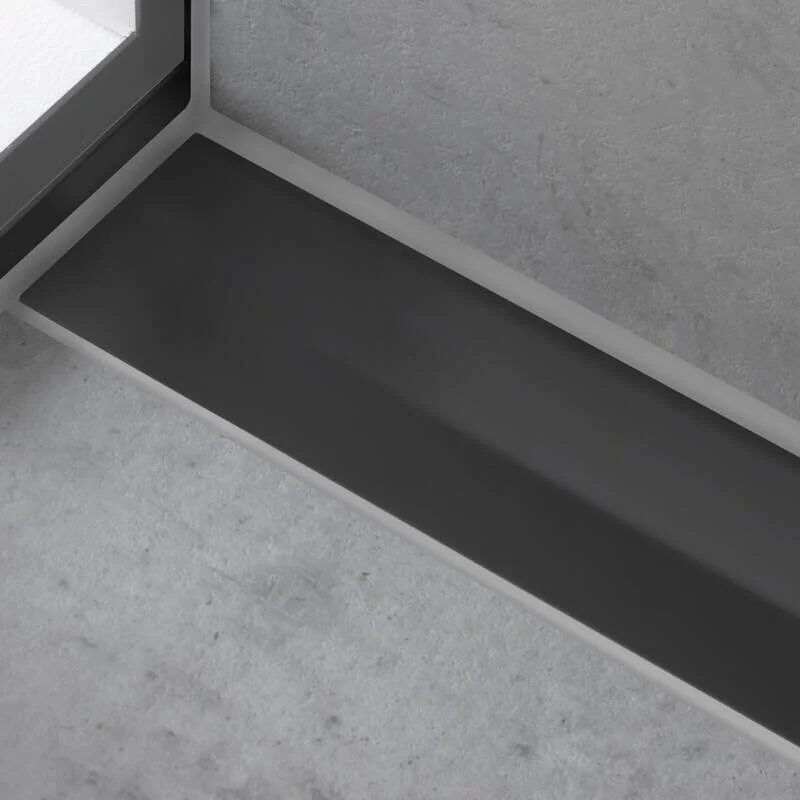 Решетка для дренажного канала Hansgrohe RainDrain Flex, 80 см, черный матовый, 56051670 - Gidratop.ru изображение