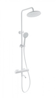 Душевая система с термостатом WONZON & WOGHAND STAY 1, Белый матовый (WW-B3051-A1-MW) - Gidratop.ru изображение