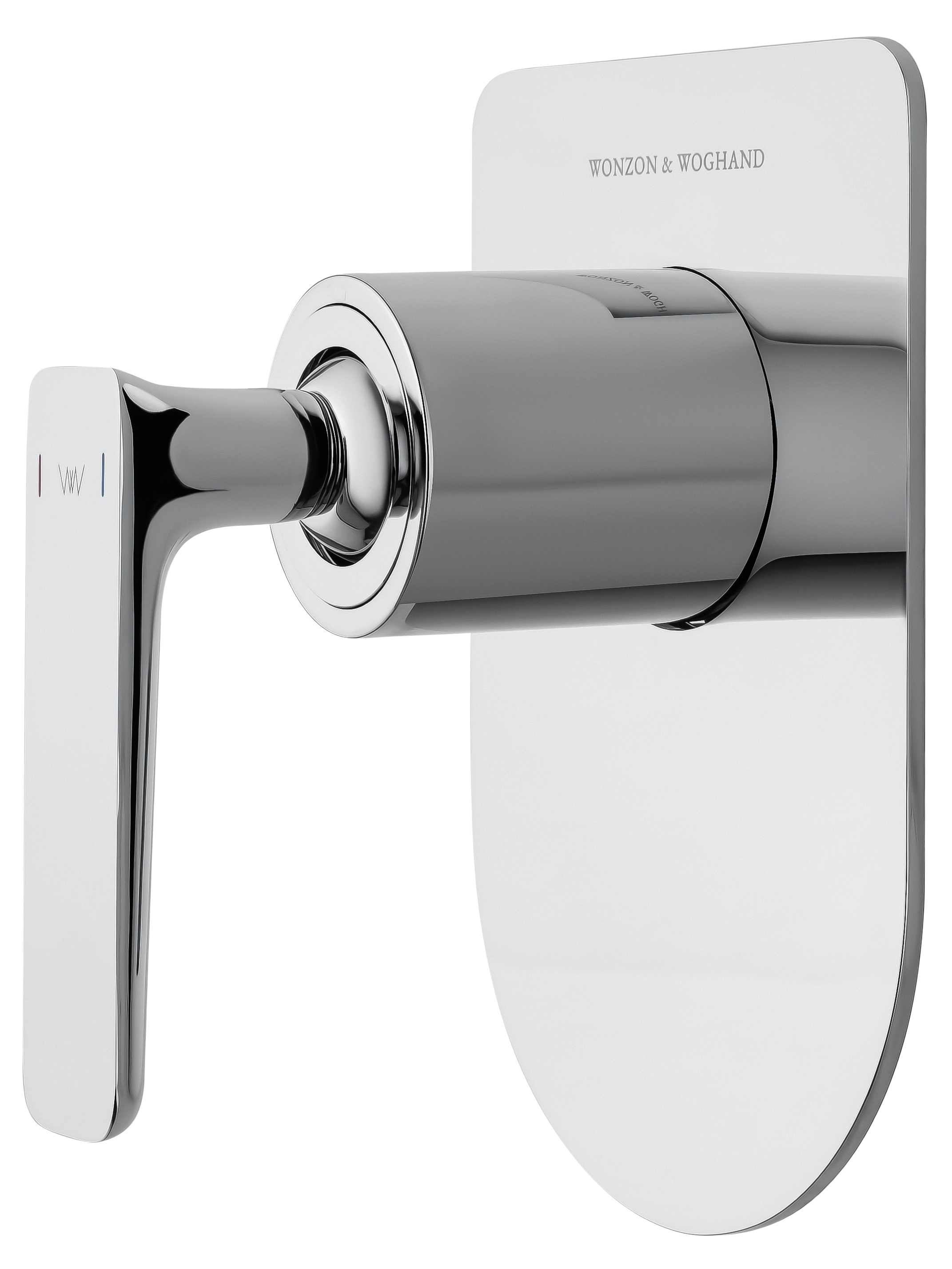 Смеситель для душа встраиваемый WONZON & WOGHAND SHARK, Хром (WW-484700-CR) - Gidratop.ru изображение