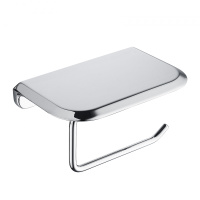 Бумагодержатель с полкой для телефона ABBER Nord AA1530 хром - Gidratop.ru изображение