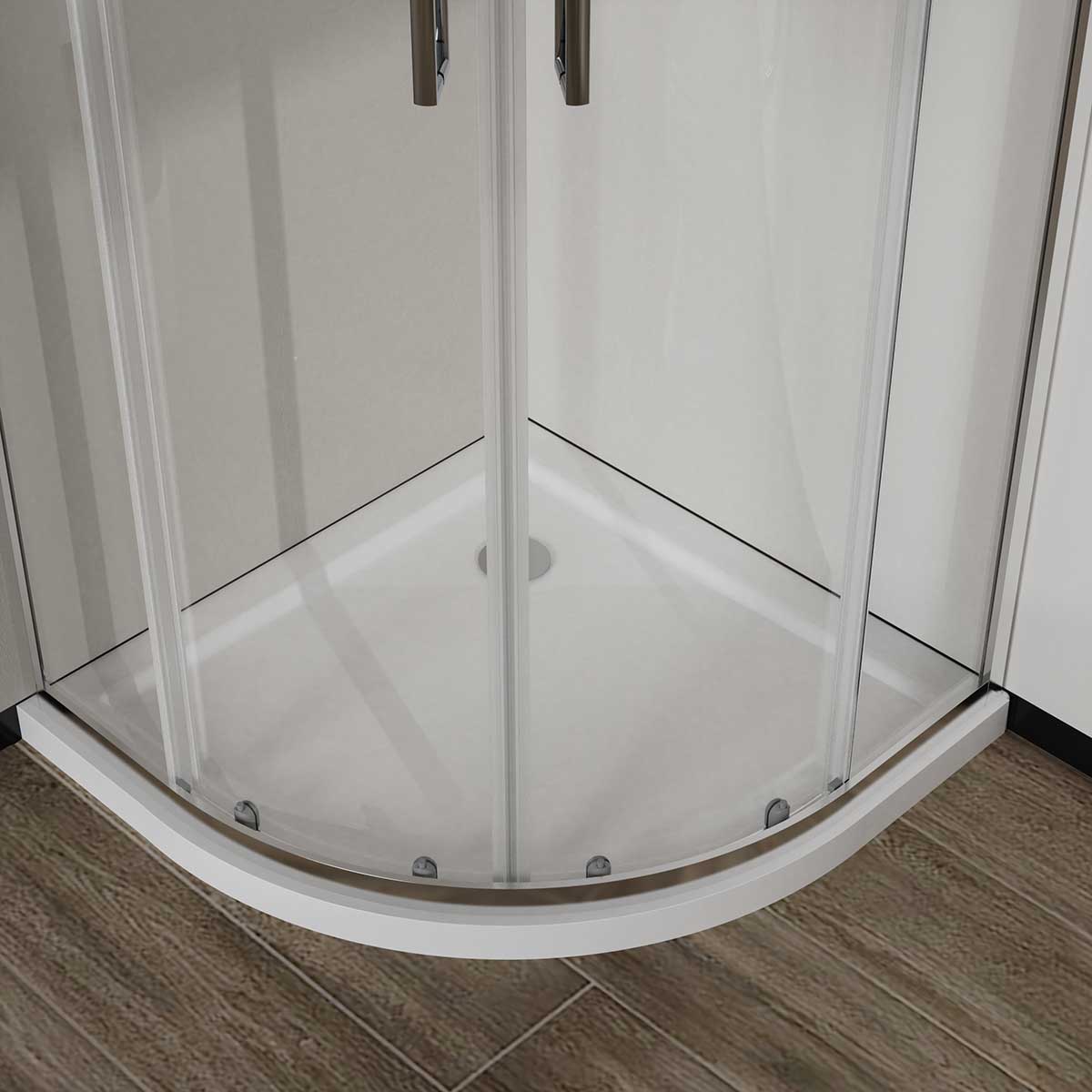 Душевой уголок City VSQ-5CT900CL, 900*900, хром, стекло прозрачное - Gidratop.ru изображение