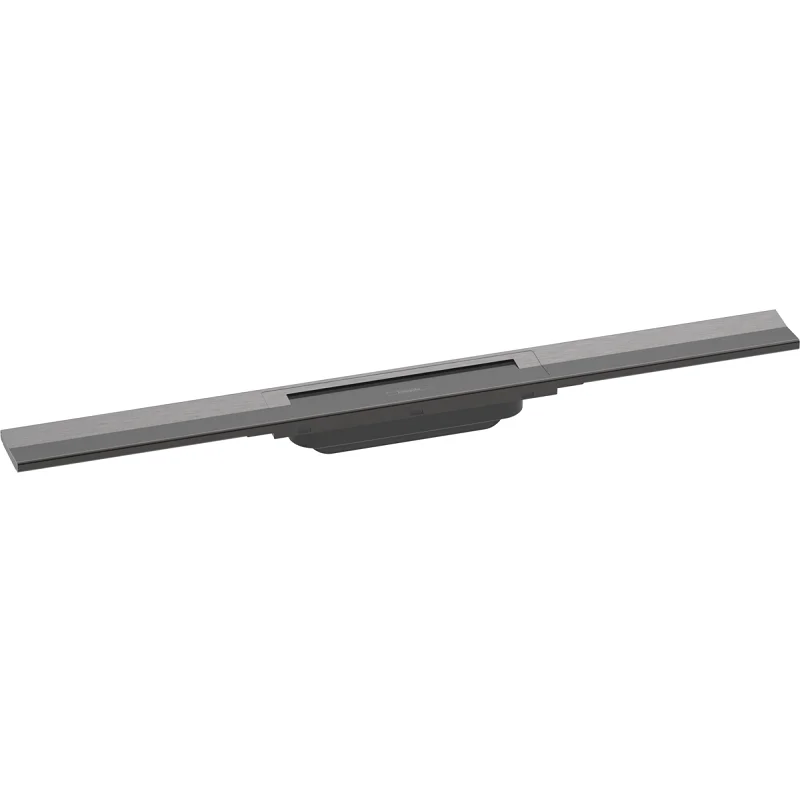 Решетка для дренажного канала Hansgrohe RainDrain Flex, 70 см, черный хром, 56043340 - Gidratop.ru изображение