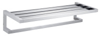 Полотенцедержатель с полкой WONZON & WOGHAND, Хром (WW-9581) - Gidratop.ru изображение