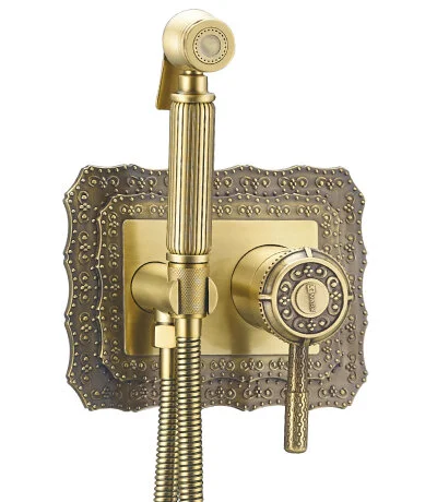 Гигиеническим душ со смесителем Lemark Jasmine LM6619B, бронза - Gidratop.ru изображение