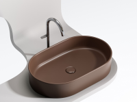 Умывальник чаша накладная овальная (цвет Темно-x