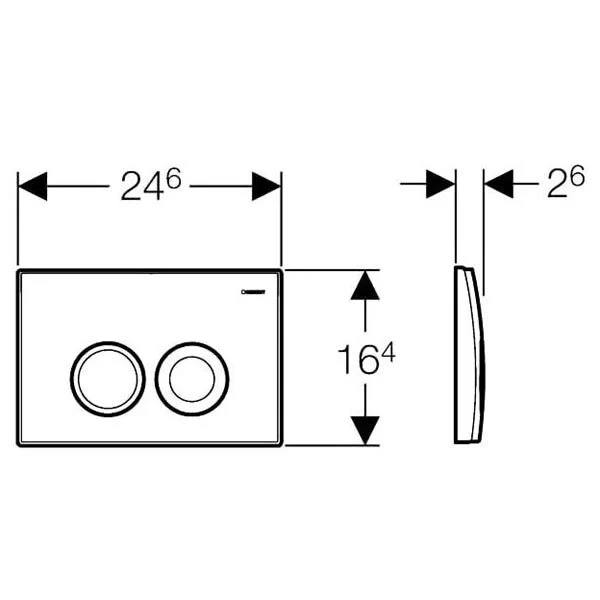Инсталляция Geberit Duofix Delta UP100 458.124.11.1 для унитаза с белой кнопкой смыва - Gidratop.ru изображение