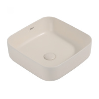 Раковина накладная ABBER Rechteck AC2211MBE светло-бежевая матовая - Gidratop.ru изображение