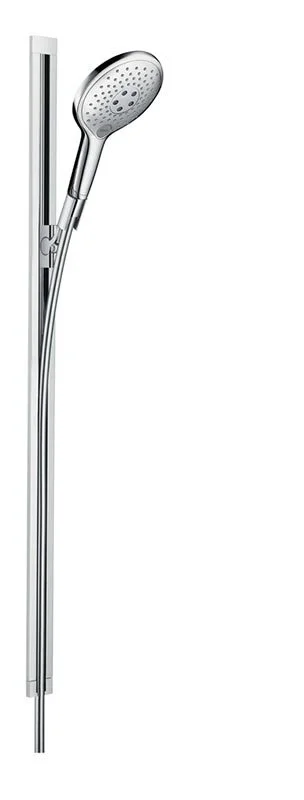 Душевой гарнитур Hansgrohe Raindance Select S 150 26626400 Unica'S, белый/хром, 3 режима струи - Gidratop.ru изображение