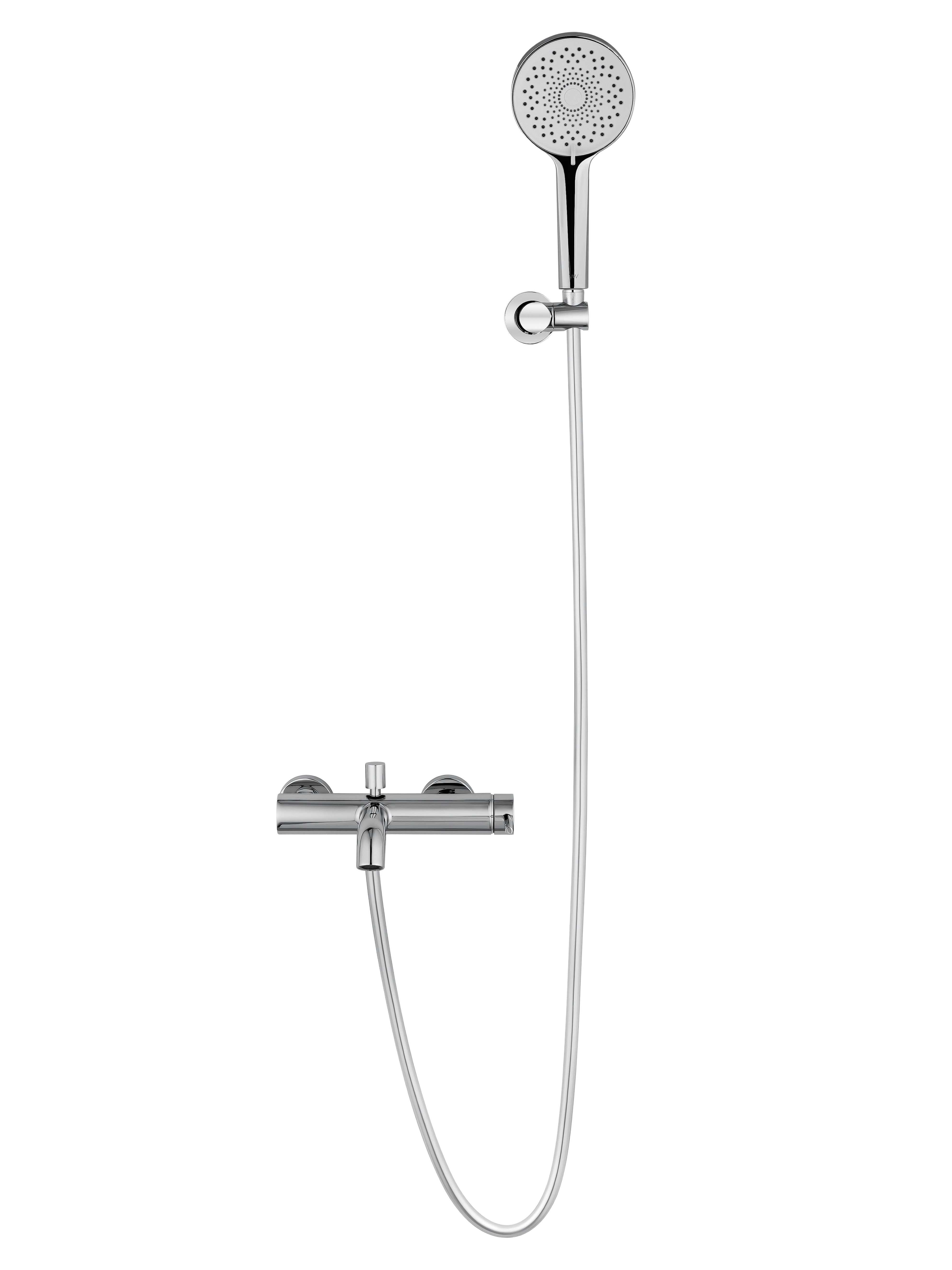 Смеситель для ванны с душем WONZON & WOGHAND STICK, Хром (WW-88639017-CR) - Gidratop.ru изображение