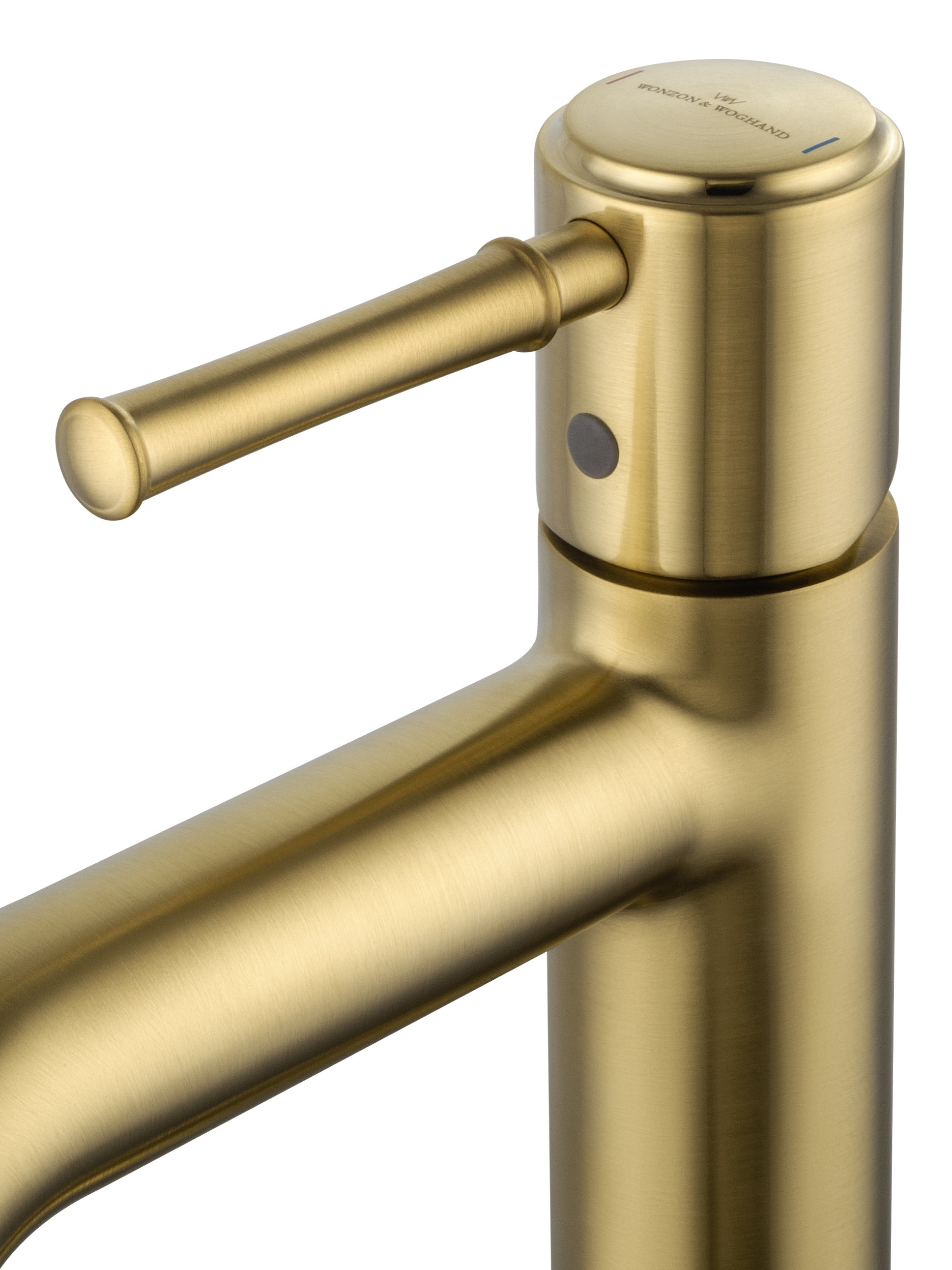 Смеситель для раковины WONZON & WOGHAND TOR, Брашированное золото (WW-88018073-BG) - Gidratop.ru изображение