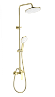 Душевая система WONZON & WOGHAND, Брашированное золото (WW-B3200-BG) - Gidratop.ru изображение