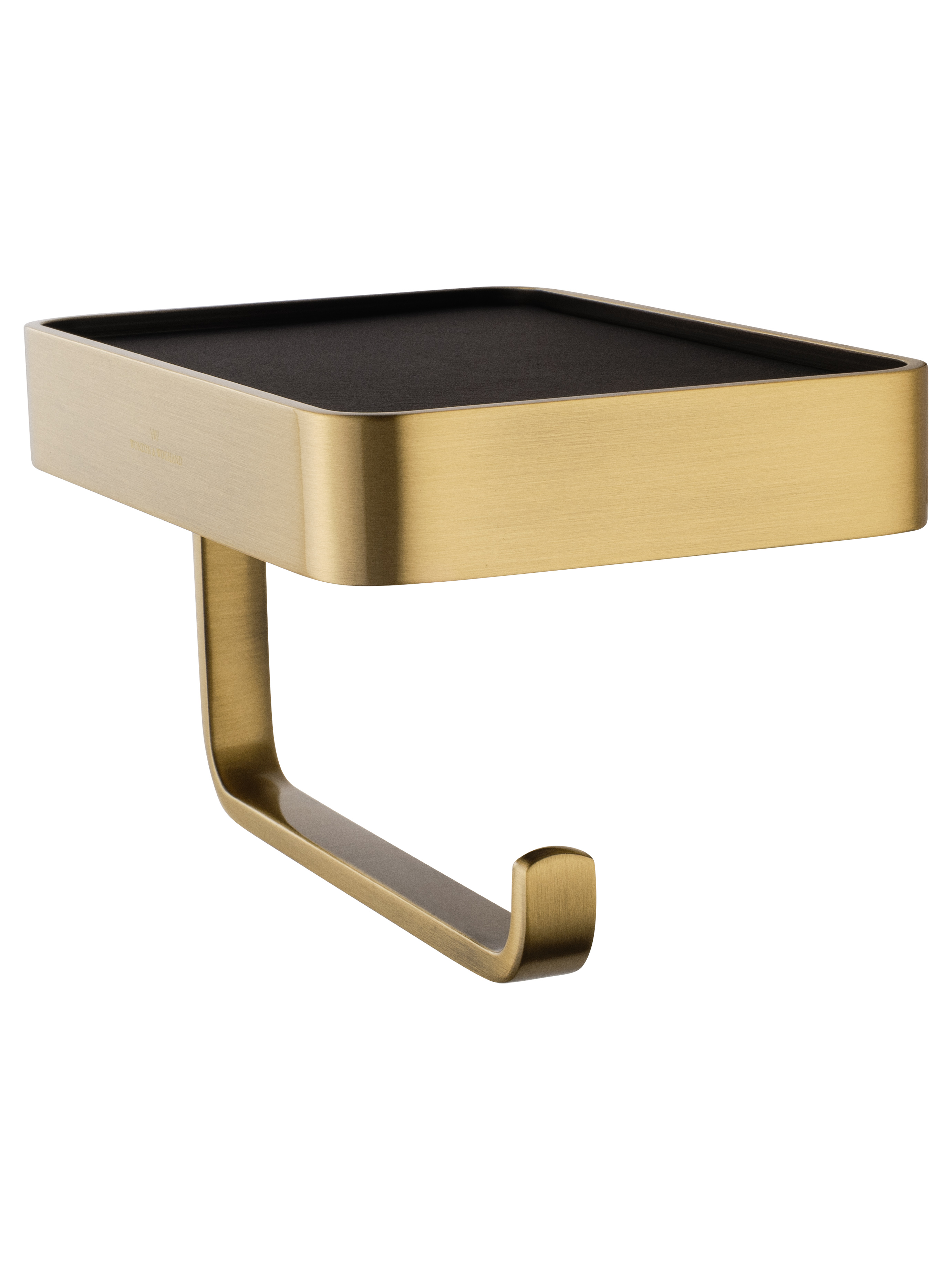 Держатель для туалетной бумаги с полкой WONZON & WOGHAND ROMA, Бронза (WW-7236) - Gidratop.ru изображение