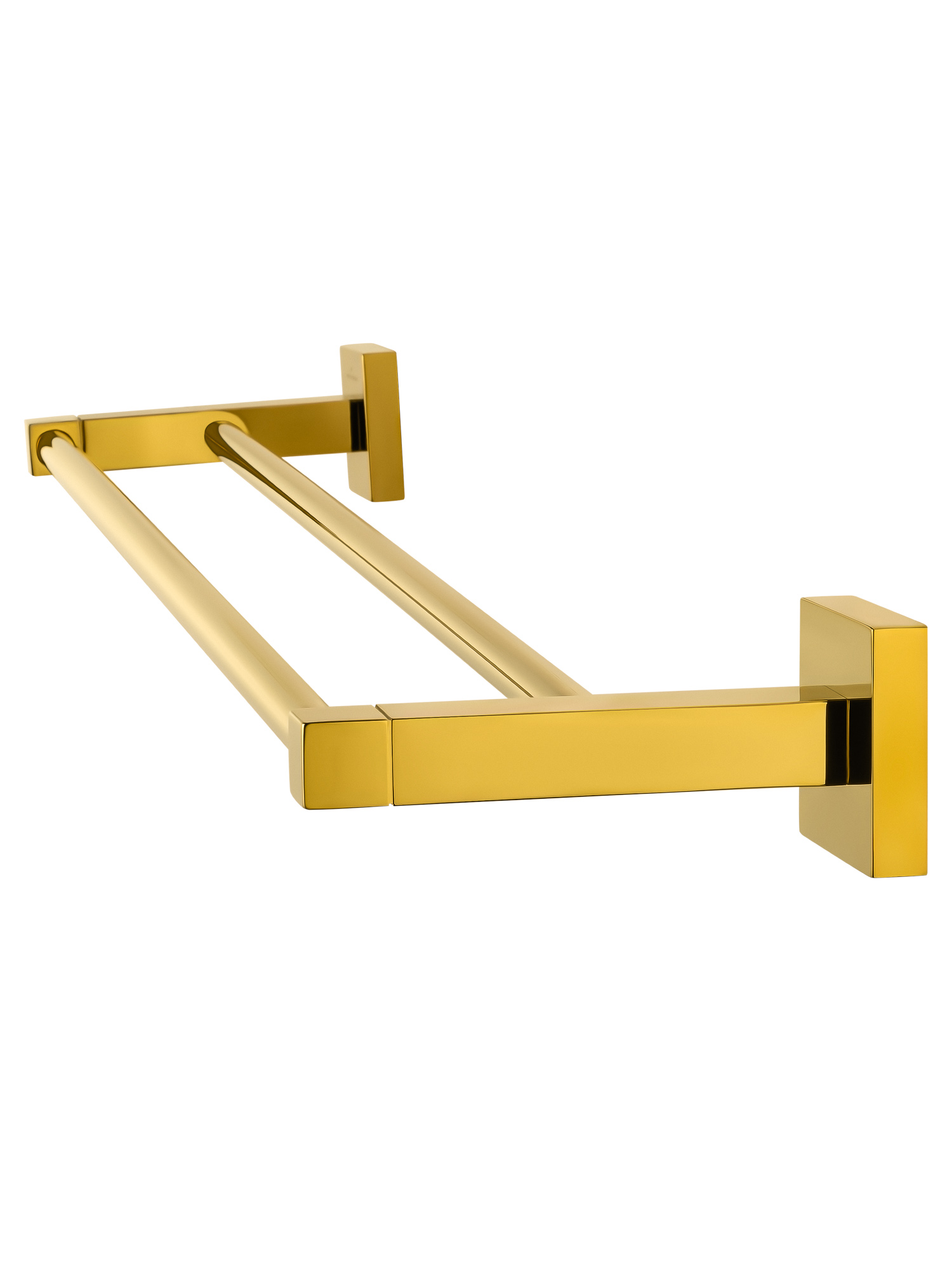 Полотенцедержатель двойной WONZON & WOGHAND POLO, Темное золото (WW-8911-DG) - Gidratop.ru изображение