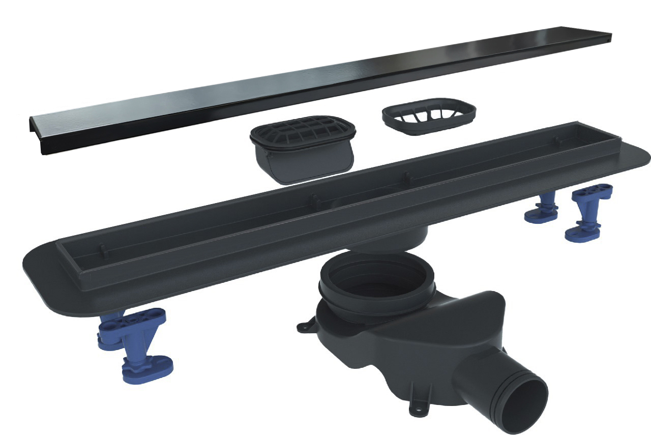 Душевой лоток BelBagno BB-LD-LUCE-90-NERO - Gidratop.ru изображение