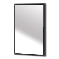 TIFFANY Зеркало со встроенной LED подстветкой, системой Антизапотевания, реверсивное 45041 Nero grafite, 59х4х90 - Gidratop.ru изображение