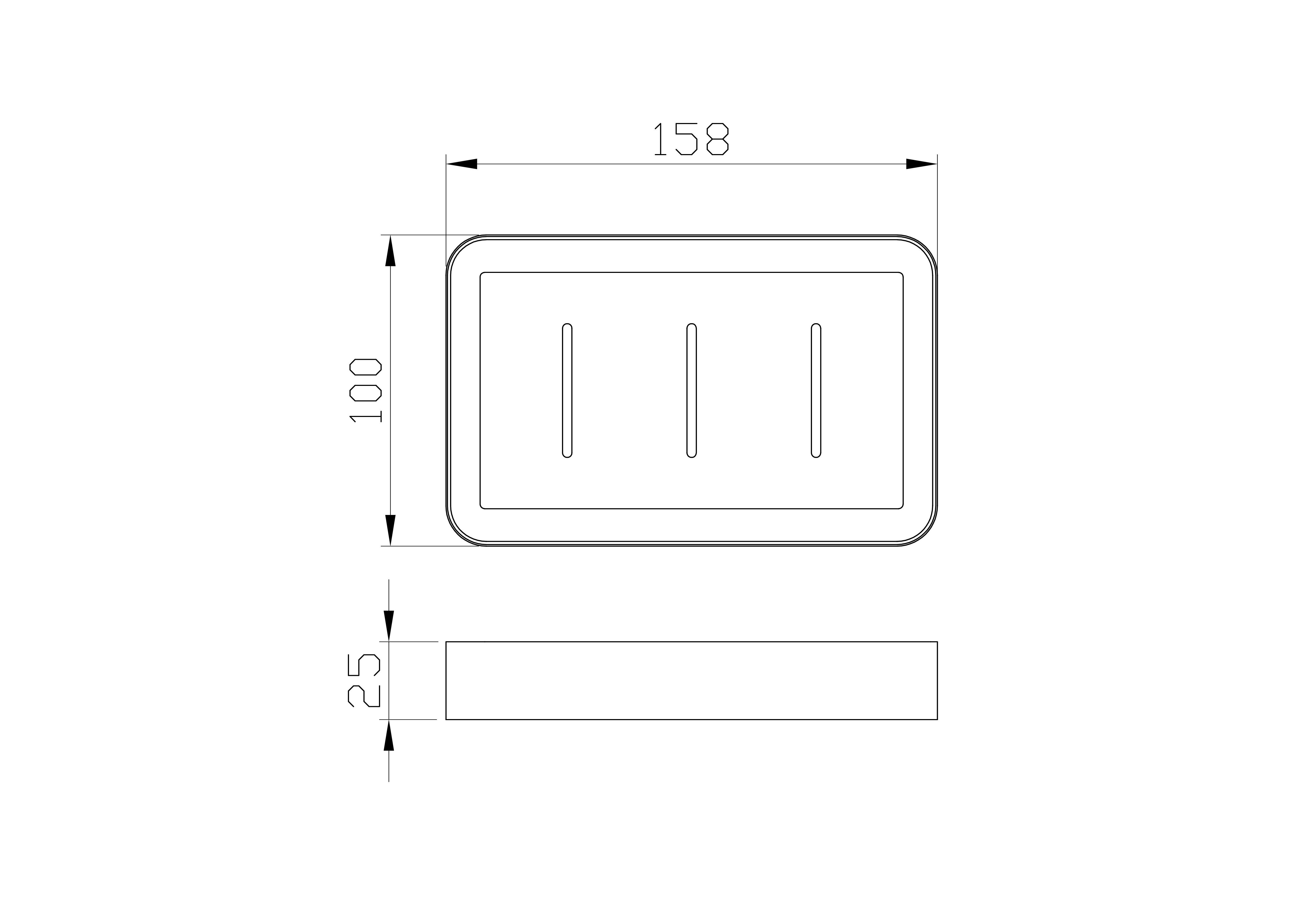 Мыльница с держателем WONZON & WOGHAND LOTTE, Брашированное золото (WW-8324-BG) - Gidratop.ru изображение