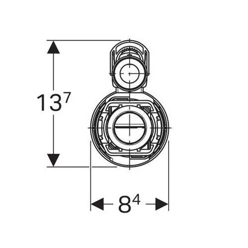 Сливной механизм Geberit Impuls Type 290 282.303.21.2 - Gidratop.ru изображение