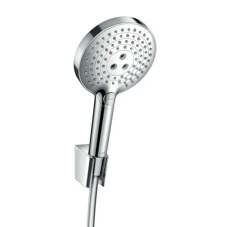 Душевой гарнитур Hansgrohe Raindance Select S 120 3jet UComfort 26320000, корпус хром, лицевая часть хром, 3 режима струи - Gidratop.ru изображение
