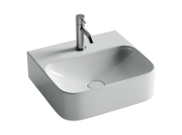 Умывальник AURA с 1 отверстием для смесителя, без перелива 430x390x135мм - Gidratop.ru изображение