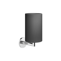 Gessi Anello стакан настенный черный, цвет: хром - Gidratop.ru изображение