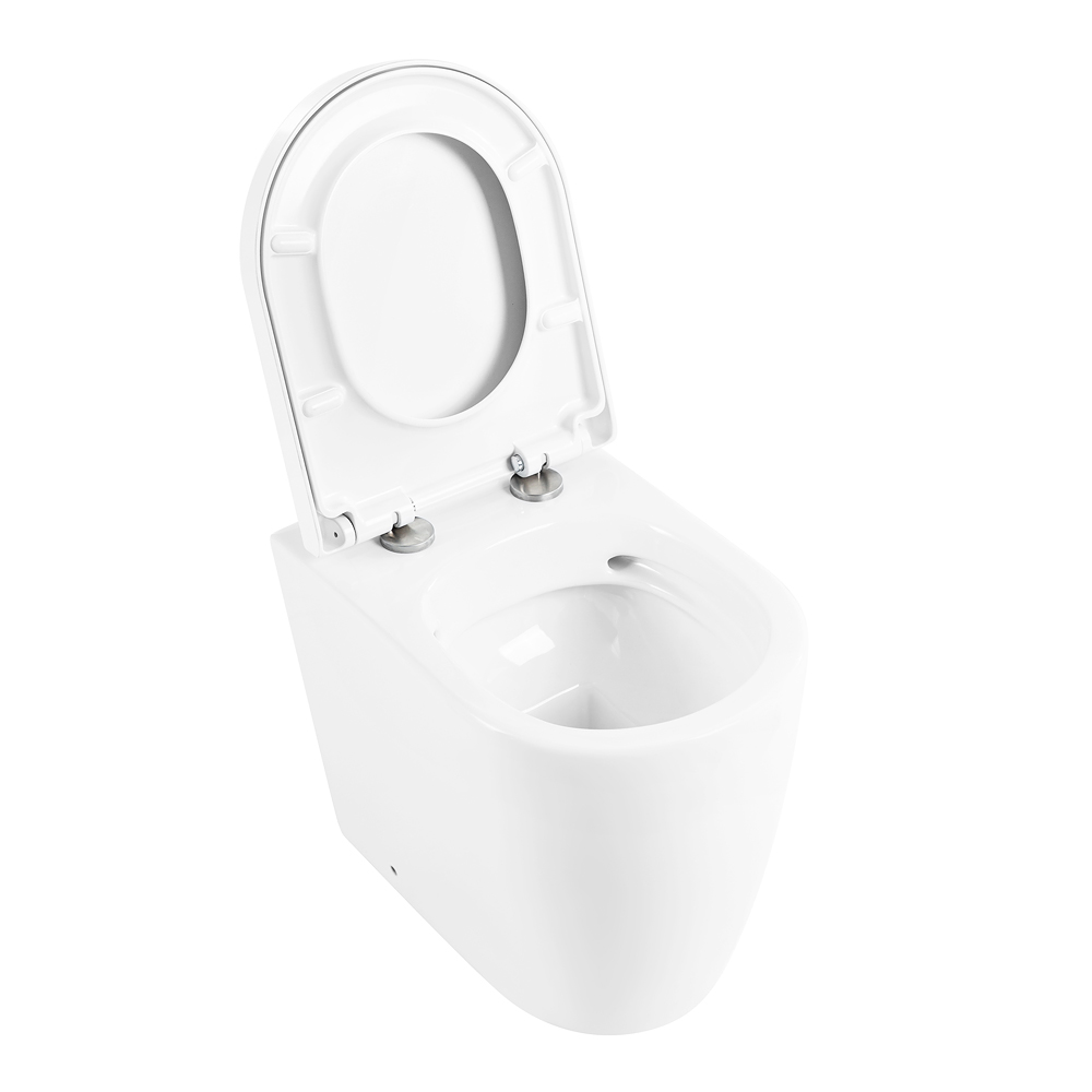 Унитаз приставной безободковый BelBagno MARINO BB105CBR/BB105SC - Gidratop.ru изображение