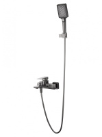 Смеситель для ванны с душем WONZON & WOGHAND EDGE, Темный графит (WW-88639003A-BGM) - Gidratop.ru изображение