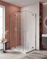 Душевой уголок Cezares LINER-AH-2-120/90-C-Cr-L - Gidratop.ru изображение
