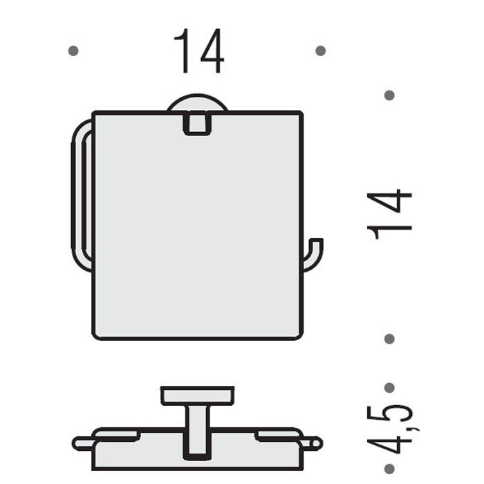 Colombo Nordic, Бумагодержатель с крышкой, Цвет: хром - Gidratop.ru изображение