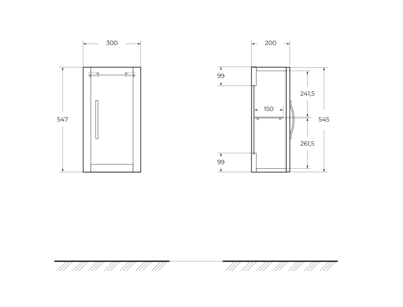 TIFFANY Шкафчик подвесной с одной распашной дверцей, реверсивный 55334 Verde opaco, 34x32x59 - Gidratop.ru изображение