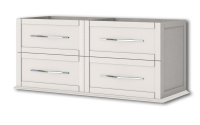 TIFFANY База под раковину с 4-мя выдвижными ящиками  54954 Bianco opaco, 120x46x55