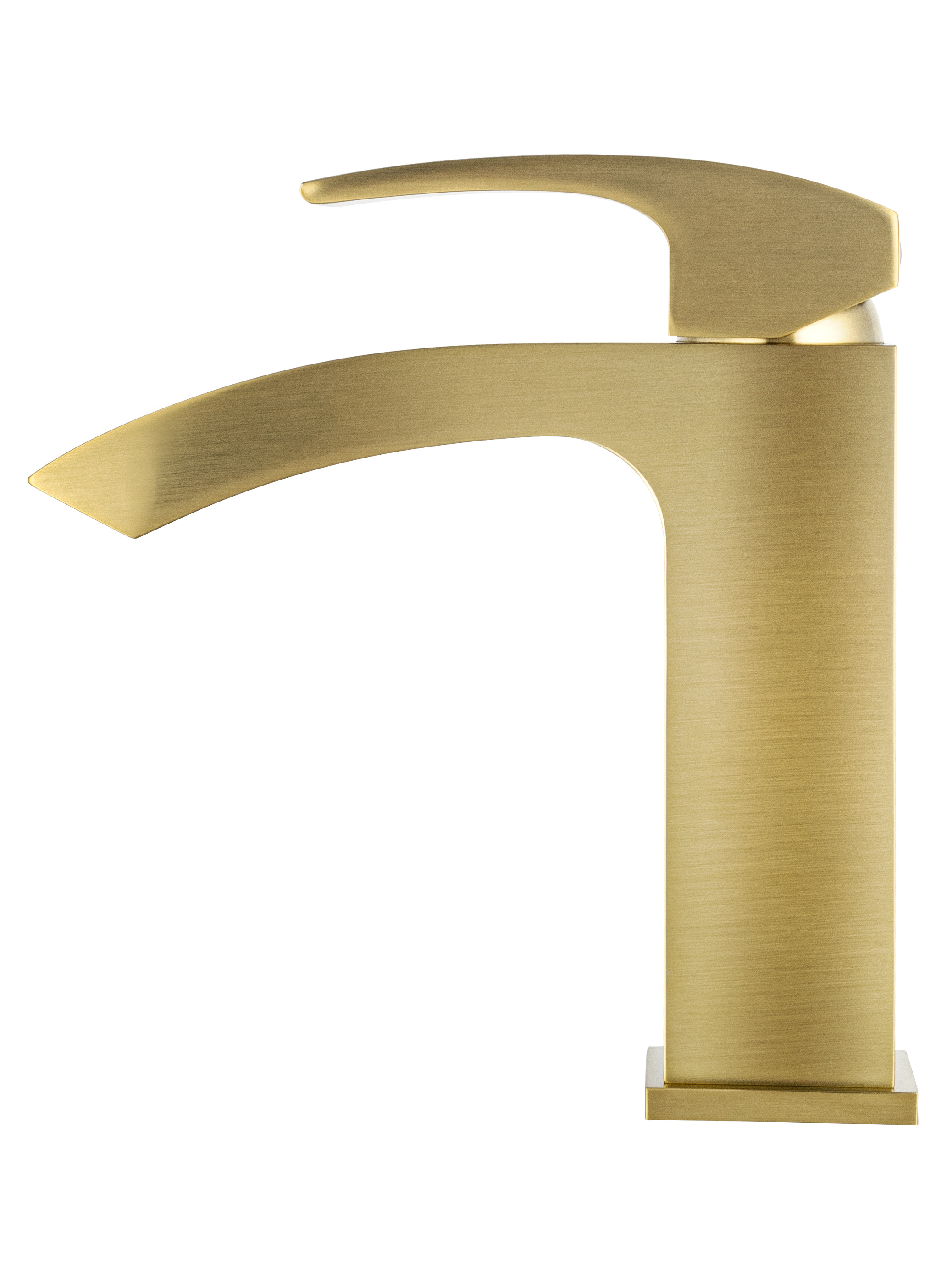 Смеситель для раковины WONZON & WOGHAND FIT, Брашированное золото (WW-88139009-BG) - Gidratop.ru изображение