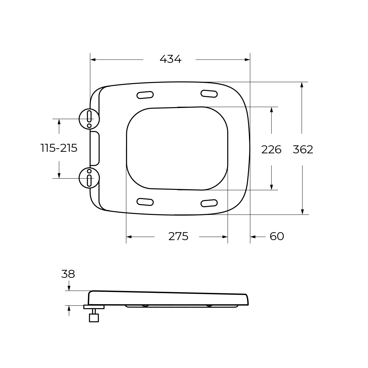 Унитаз подвесной безободковый BelBagno LAGO BB128CH/BB128SC - Gidratop.ru изображение