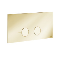 GESSI клавиша смыва для унитаза, двойная, для систем инсталляций Viega Prevista, цвет Gold PVD