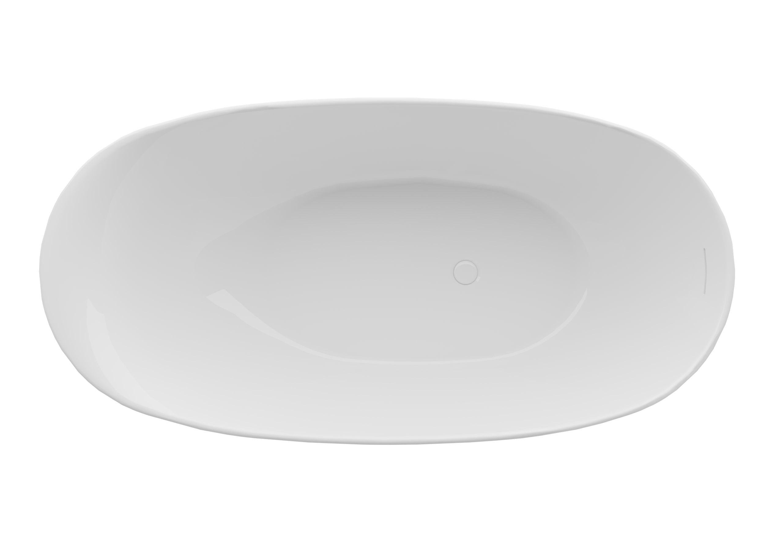 Ванна акриловая Vincea VBT-601-1700, 1700*800*580, цвет белый, щелевой перелив - Gidratop.ru изображение